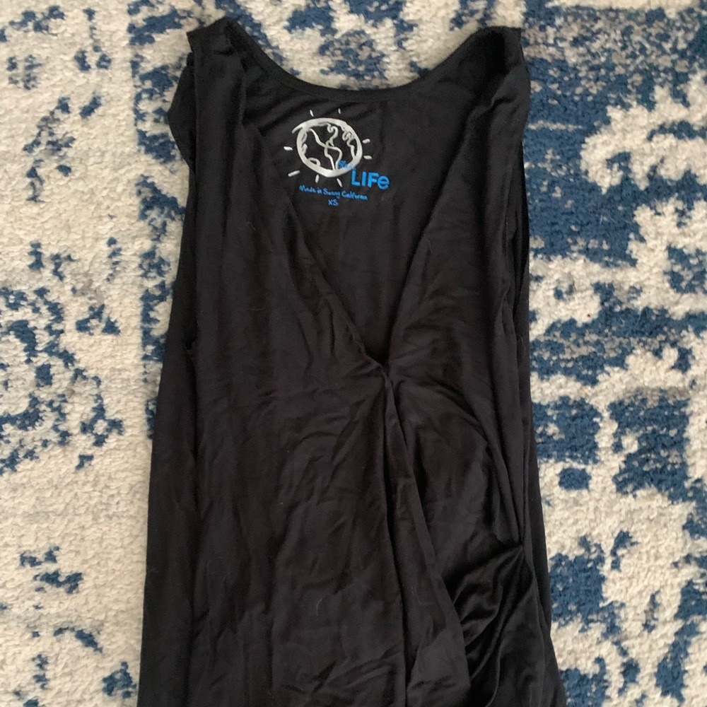 Draped Little Black Dress - Picture 3 of 3
